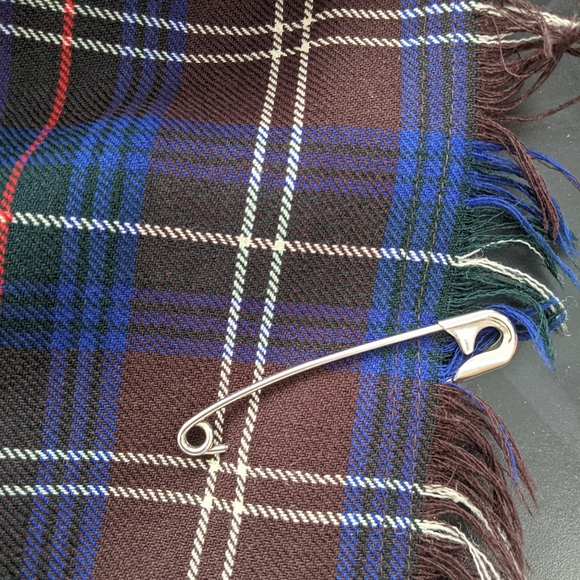 Windsor Vintage 100% Wool Plaid Kilt - Picture 11 of 12